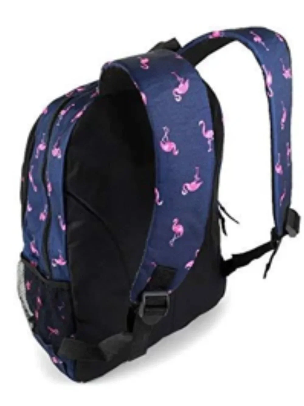 Flamingo -Navy & Pink Backpack/ Laptop Bag / School Bag- Multi-Compartment - NWT